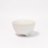 Footed Ribbed Bowl