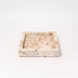 Square Marble Tray - Beige