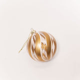 Swirl Stripe Ornaments - 2 Styles