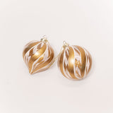 Swirl Stripe Ornaments - 2 Styles