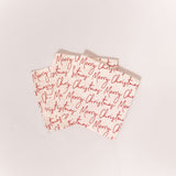 Merry Christmas Paper Napkins - Set of 20