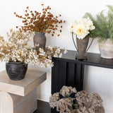 Ceramic Ribbed Vase