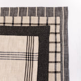 Plaid Woven Dish Towel - Black