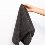 Simple Woven Dish Towel - Black