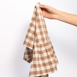 Gingham Ruffle Tea Towel