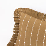 Oversized Ruffle Bolster Pillow - Dark Green - 18"x43"