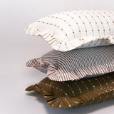 Oversized Ruffle Bolster Pillow - Dark Green - 18"x43"