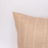 Striped Pillow - Tan - 18"x18"