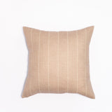 Striped Pillow - Tan - 18"x18"