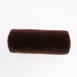 Wool Blend Bolster - Dark Brown - 8.5"x20"
