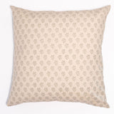 Floral Block Print Pillow - 24"x24"