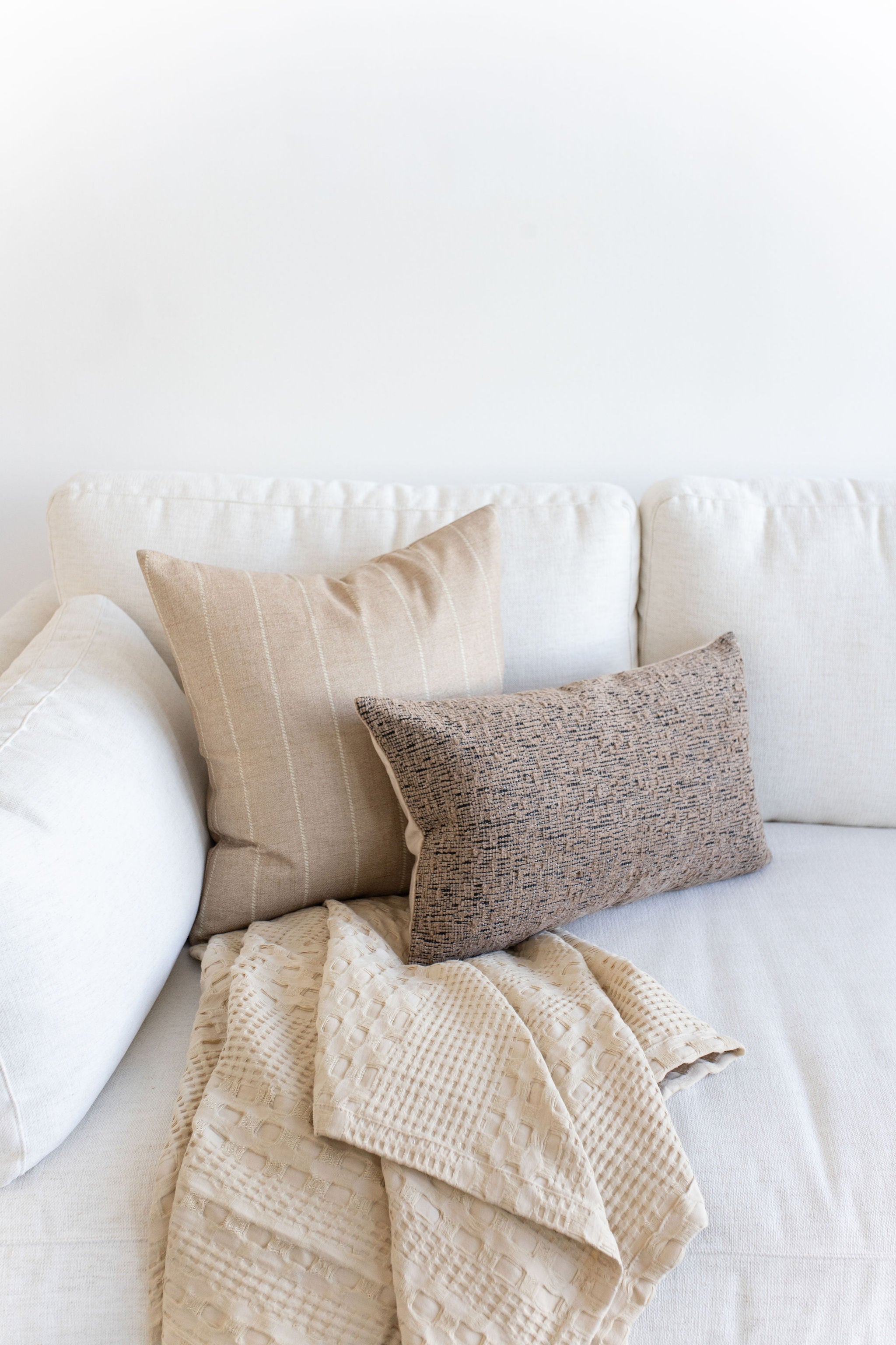 Striped Pillow - Tan - 18