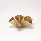 Swerve Brass Ruffle Bowl - 2 Sizes