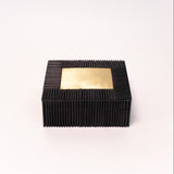 Pippa Box with Brass Inlay
