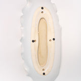 Ruffled Feathers Outdoor Bowl - White
