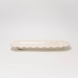 Ivory Ruffle Tray