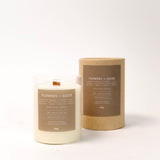Kyrie Candle - Flowers + Suede