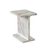 Iris Marble End Table