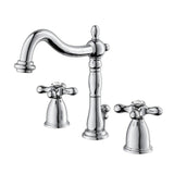 Heritage Medium Bathroom Faucet with Cross Handles