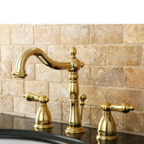 Heritage Tall Bathroom Faucet with Lever Handles