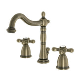 Heritage Medium Bathroom Faucet with Cross Handles
