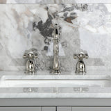 Heritage Medium Bathroom Faucet with Cross Handles