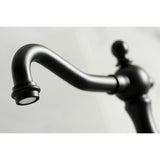 Heritage Large Bathroom Faucet with Cross Handles