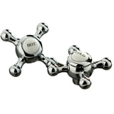 Heritage Large Bathroom Faucet with Cross Handles