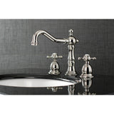 Heritage Large Bathroom Faucet with Cross Handles