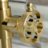 Webb Bridge Bathroom Faucet with Knurled Handle