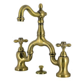 Vintage English Country Bridge Bathroom Faucet