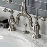 Vintage English Country Bridge Bathroom Faucet