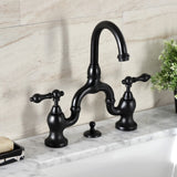 Modern English Country Bridge Bathroom Faucet