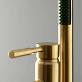 Concord Straight Freestanding Tub Faucet with Hand Shower