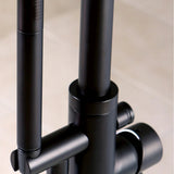 Concord Arched Freestanding Tub Faucet with Hand Shower