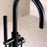 Concord Arched Freestanding Tub Faucet with Hand Shower