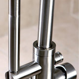 Concord Arched Freestanding Tub Faucet with Hand Shower