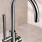 Concord Arched Freestanding Tub Faucet with Hand Shower