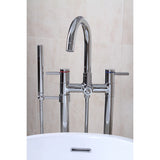 Concord 3-Handle Freestanding Tub Faucet with Hand Shower
