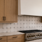 Crema Octagon Mosaic Tile by Castelli Marble