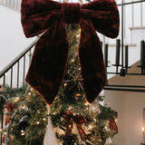 Winslet Oversized Bow - Dark Red - 2 Sizes