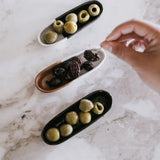 Waylon Olive Bowl - Brown/White - Set of 2