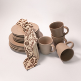 Handcrafted Oval Clay Appetizer Plate