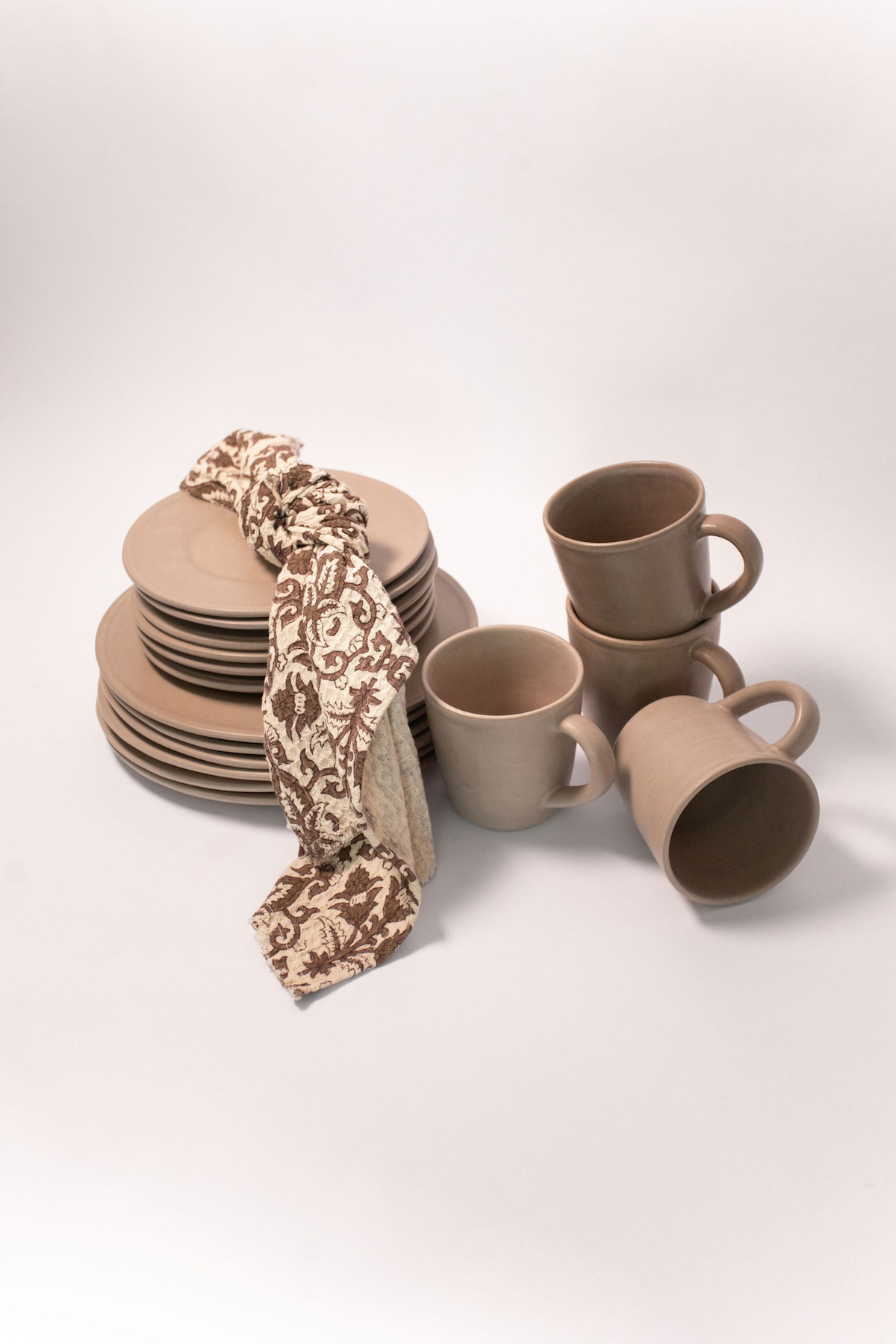 Handcrafted Oval Clay Appetizer Plate