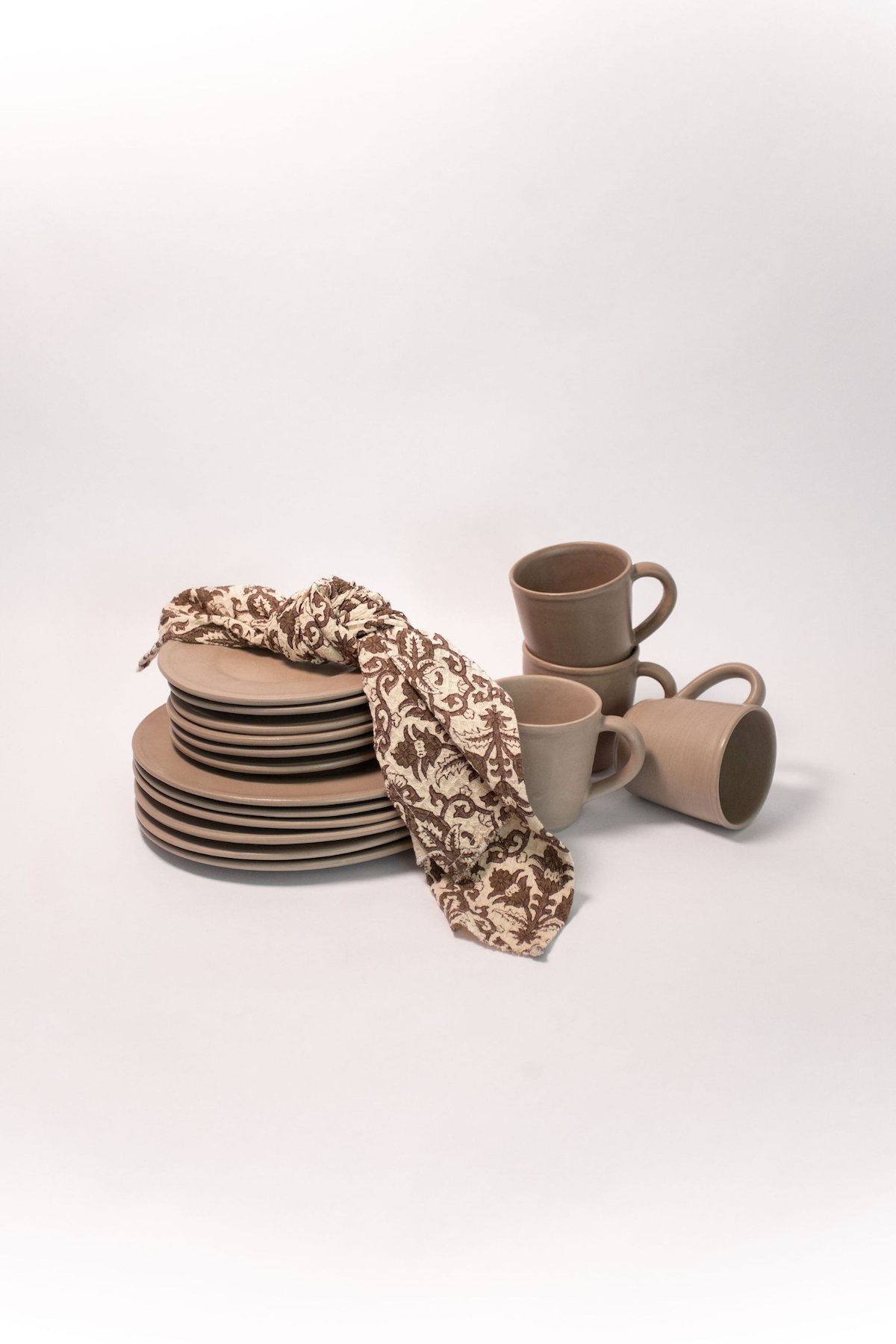 Handcrafted Oval Clay Appetizer Plate