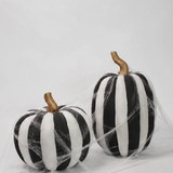 Matte Striped Pumpkin - Round