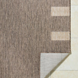 Boxwood Machine Woven Rug - Dark Brown