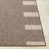 Boxwood Machine Woven Rug - Dark Brown