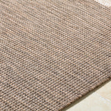Boxwood Machine Woven Rug - Dark Brown