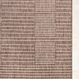 Rye Machine Woven Rug - Dark Brown